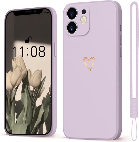 JGD-Coque iPhone 12 Mini Violet