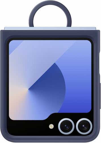 JGD-Silicone Case Funda de Silicona Azul Marino para Galaxy Z Flip6