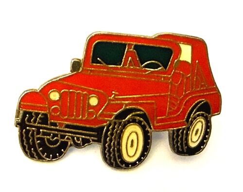 Pins Automobile 4x4 Rouge