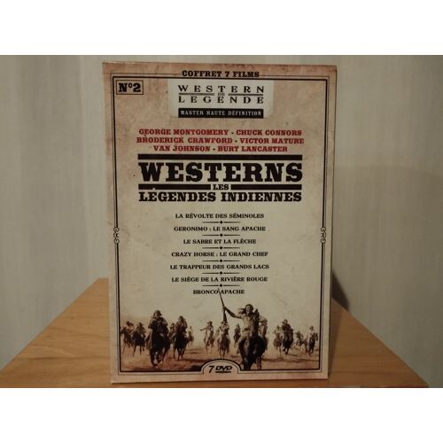 Westerns : Coffret 7 Dvd "Les Légendes Indiennes N°2"