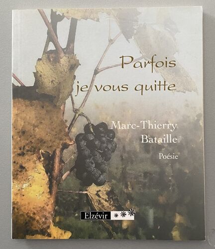 Parfois Je Vous Quitte - Marc-Thierry Bataille