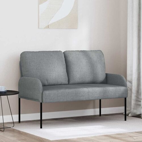 vidaXL Canapés avec coussin 110cm Gris clair Contreplaqué