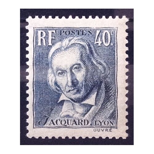 Jacquard 40c Bleu-Gris (Impeccable N° 295) Neuf** Luxe (= Sans Trace De Charnière) - Cote 6,00 - France Année 1934 - N29287