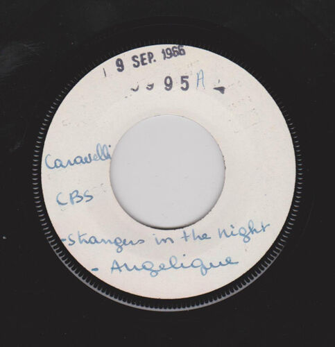 Test Pressing Caravelli "Strangers In The Night, Angelique, Love Me Please Love Me, Bang Bang"