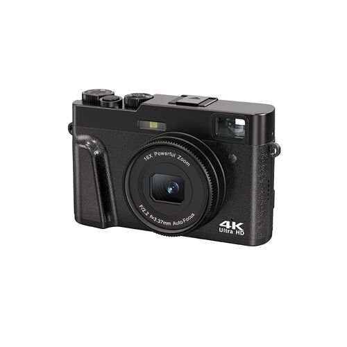 Appareil Photo Numérique 2.7K 48MP, Zoom 16x et Griffe Flash Externe