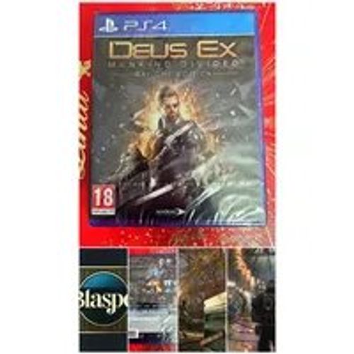 Deus Ex Mankind Divided – Day One Edition – Jeu PS4 – Action RPG – PEGI 18