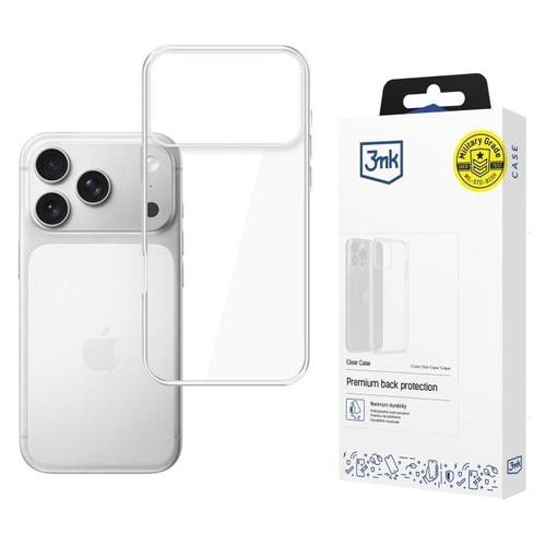 3MK Clear Case coque pour téléphone 6.3" Housse Transparent pour Apple iPhone 17 Pro