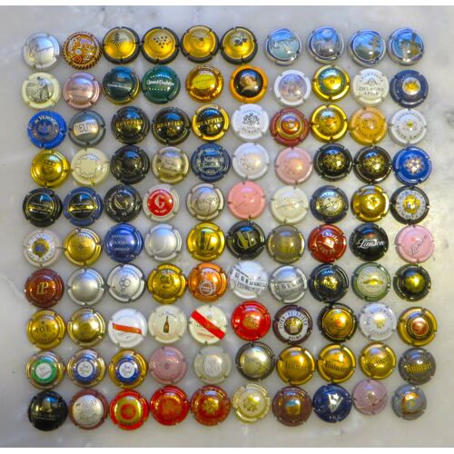 100 Capsules De Champagne Toutes Différentes