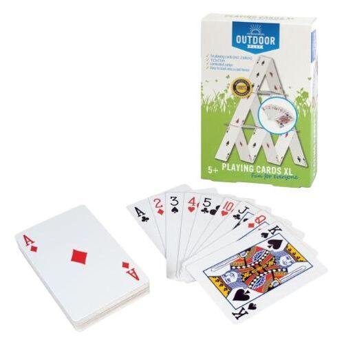 Outdoor Play Jeu De Cartes Xl Fsc