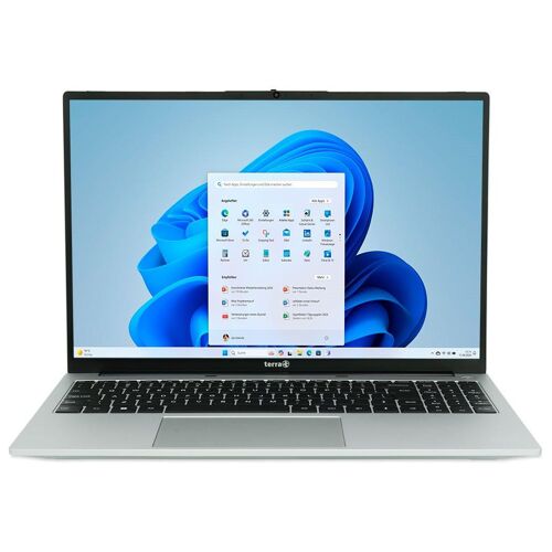 TERRA MOBILE 1610A AMD Ryzen 7 7730U Ordinateur portable 16" WUXGA 16 Go DDR4-SDRAM 512 Go SSD Wi-Fi 6 (802.11ax) Windows 11 Home Allemand Noir et Argent