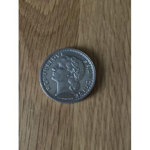 Pièce De 5 Francs Lavriller 1935