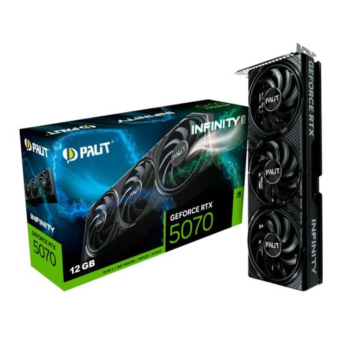 Carte Graphique Palit GeForce RTX 5070 Infinity 3 12GB AI GDDR7