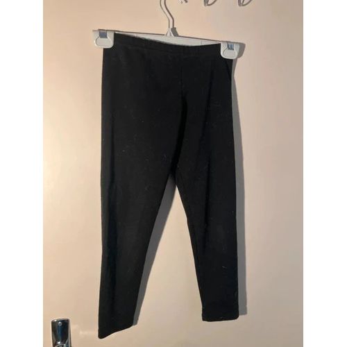 Legging Long Noir Pour Enfant - Taille 10 Ans - 140 Cm