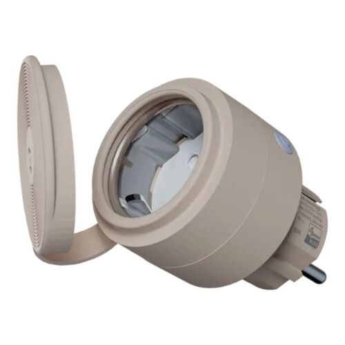Prise Intelligente Shelly Z-Wave LR Extérieure Beige