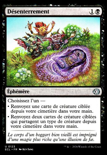 Désenterrement - Magic - Lorwyn Éclipsé Vf - U - 123