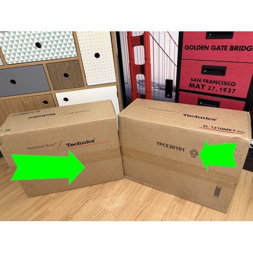 2 PLATINES DJ PROFESSIONELLES TECHNICS SL 1210 MK7 BLACK NEUVES non déballées!