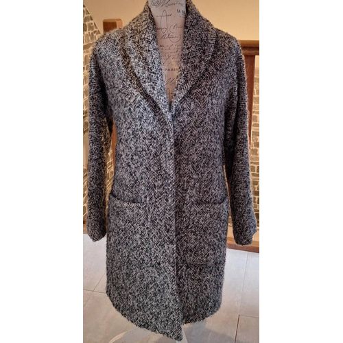 Manteau Naf Naf Gris Chiné