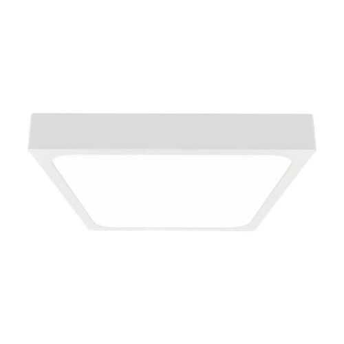V-TAC VT-8630SW-SQ Plafonnier LED 30W micro-onde intégré détecteur de mouvement IP44 carré blanc 360° 4000K - 7668