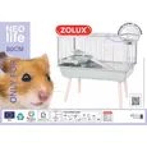 Cage Rongeur Surélevée - Zolux - Néolife - Pour Hamster - 78 X 48 X 75 Cm - Vert