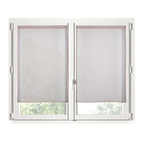 Brise-Bise - Monna - 60 X 160 Cm - 100% Polyester - Rose Roselin
