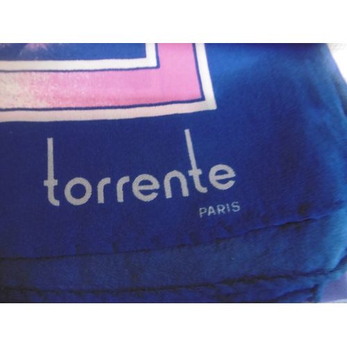 Torrente Foulard En Soie Motif Floral