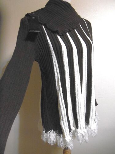 Remel London Pull Évasé Maille Côtelé T 36