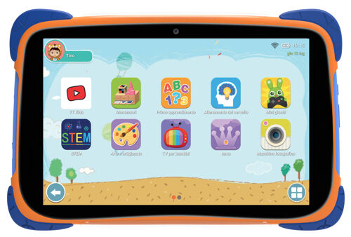 MEDIACOM Smart KID 10 Tablet per Bambini 10.1" 3GB 32GB Android 14 Wi-Fi 6E Multicolore