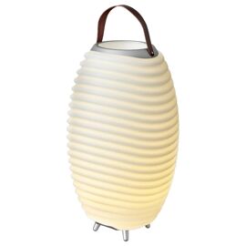 Kooduu Synergy 65 - Enceinte bluetooth sans fil 15 W avec lampe led et seau à glace - Blanc