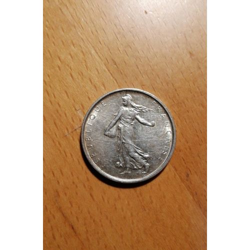 Pièce Argent 5 Francs La Semeuse 1962