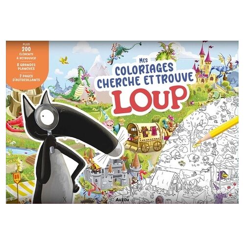 Mes Coloriages Cherche Et Trouve Loup
