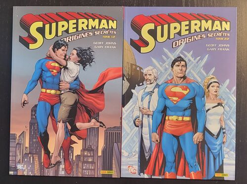 Lot Superman : Origines Secrètes Tome 1 & 2 - Geoff Johns/Gary Frank - Panini Comics