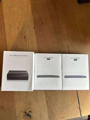 Pack Dji Cinessd Station Et 2x Dji Cinessd 480g