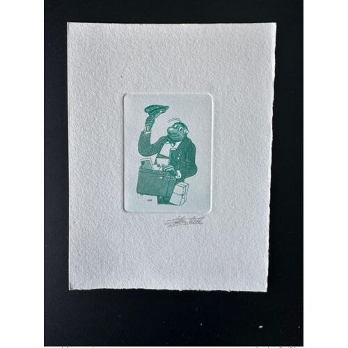 Belgique 1989 Cob 2339 Epreuve D'artiste Proof 1er Jour Fdc Bd Marc Sleen Nero Neron Comic Bande Dessinee Vert