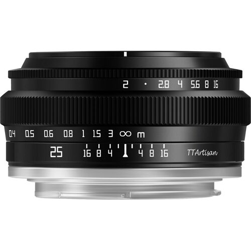 TT Artisan - Objectif d'appareil photo - APS-C 25mm F2 pour monture Sony E, noir