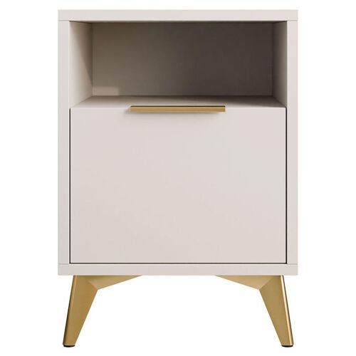 Best Mobilier 2200BEI Armoire de rangement de salle à manger