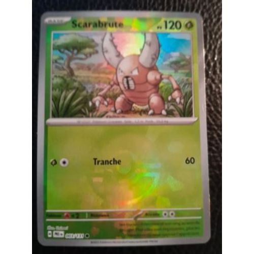Pokemon Scarabrute Reverse Pokeball 003 / 131 Evolutions Prismatiques