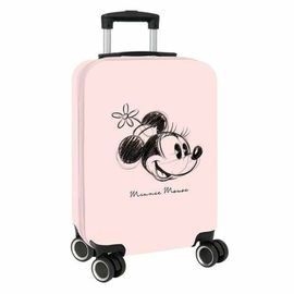 Valise Cabine Minnie Mouse Bébé Rose 20 pouces Chariot 4 Roues 51 cm 34,5 x 55 x 20 cm