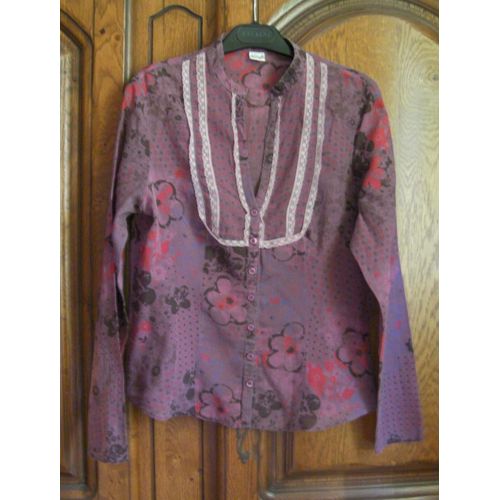 Blouse Violette Camaieu - Taille 40