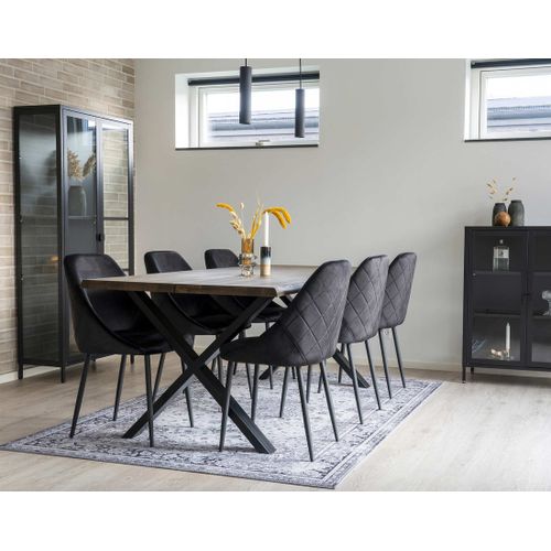 Best Mobilier 1534nb Plaid Noir Et Blanc