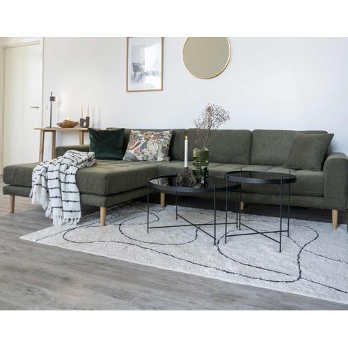 Best Mobilier 1541bln Plaid Blanc Et Noir