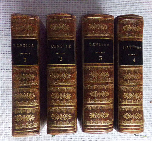 L'Énéide, De Virgile, En 4 Volumes (Giguet Et Michaud - 1804)