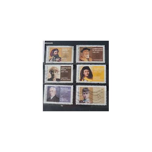 Grands Voyageurs : Portraits Série Complète Année 2022 Autoadhésifs N° 2111 2112 2113 2114 2115 2116 2117 2118 2119 2120 2121 2122 Yvert Et Tellier
