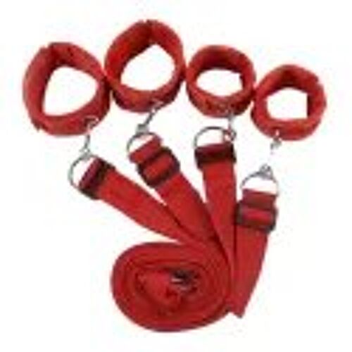 Generique Kit Bondage Pour Lit Rouge
