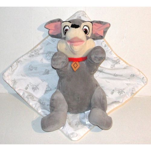 la belle et le clochard doudou chien peluche disney
