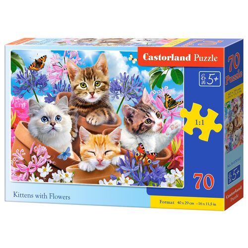 Castorland B-070107 puzzle Jeu de puzzle 70 pièces Animaux