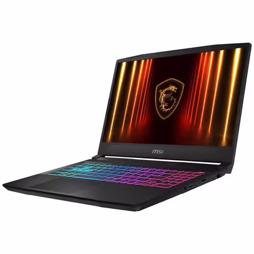 MSI Katana 15 HX B14WFK-008FR Intel Core i7 i7-14650HX Ordinateur portable 15.6" Full HD 16 Go DDR5-SDRAM 512 Go SSD NVIDIA GeForce RTX 5060 Wi-Fi 6E (802.11ax) Windows 11 Home Français Noir