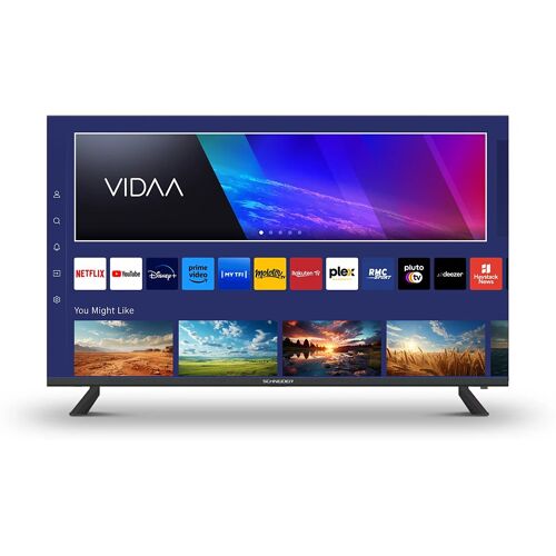 Téléviseur 139 cm 16/9 LCD LED TNT HD connecté UHD 4K SCHNEIDER 55A2