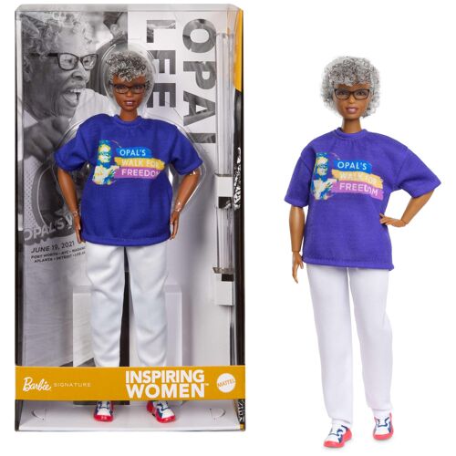 Barbie Signature Barbie-Poupée Barbie Femmes d'Exception Opal Lee