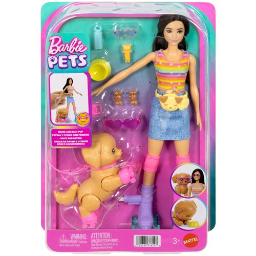 Barbie Skate and Run Pup Doll and Accessories