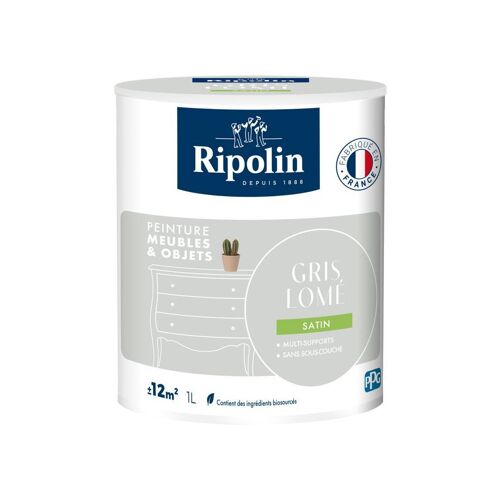 Peinture Meuble Et Objet - Gris Lomé - Satiné - Ripolin - 1l
